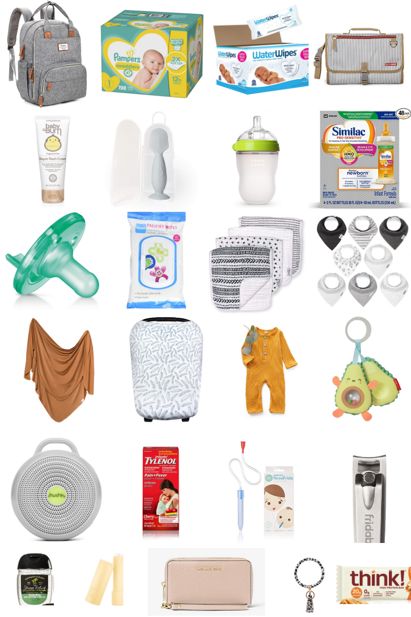What I Pack In Our Diaper Bag: 0-4 Months